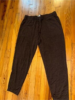 Women’s Ann Taylor Lou & Grey Brown Cozy Drawstring Pants (Part of Set)